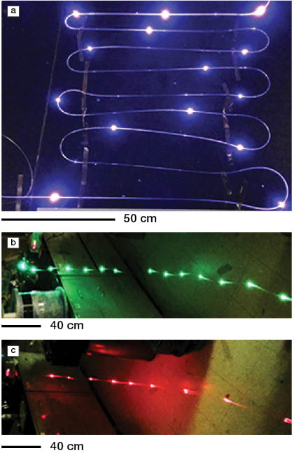 Lit-up fabrics