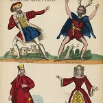 Redington, John. "King Henry the VIII, three characters from the play; and one character from Taylor's Herne the Hunter," Redington's Favorite Fours. London: [mid to late 19th century].