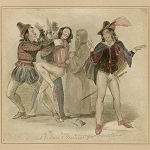 Meadows, Joseph Kenny (possible artist). Measure for measure, act III, scene 2. Mid-nineteenth century.