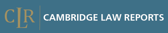 Cambridge Law Reports Web Banner