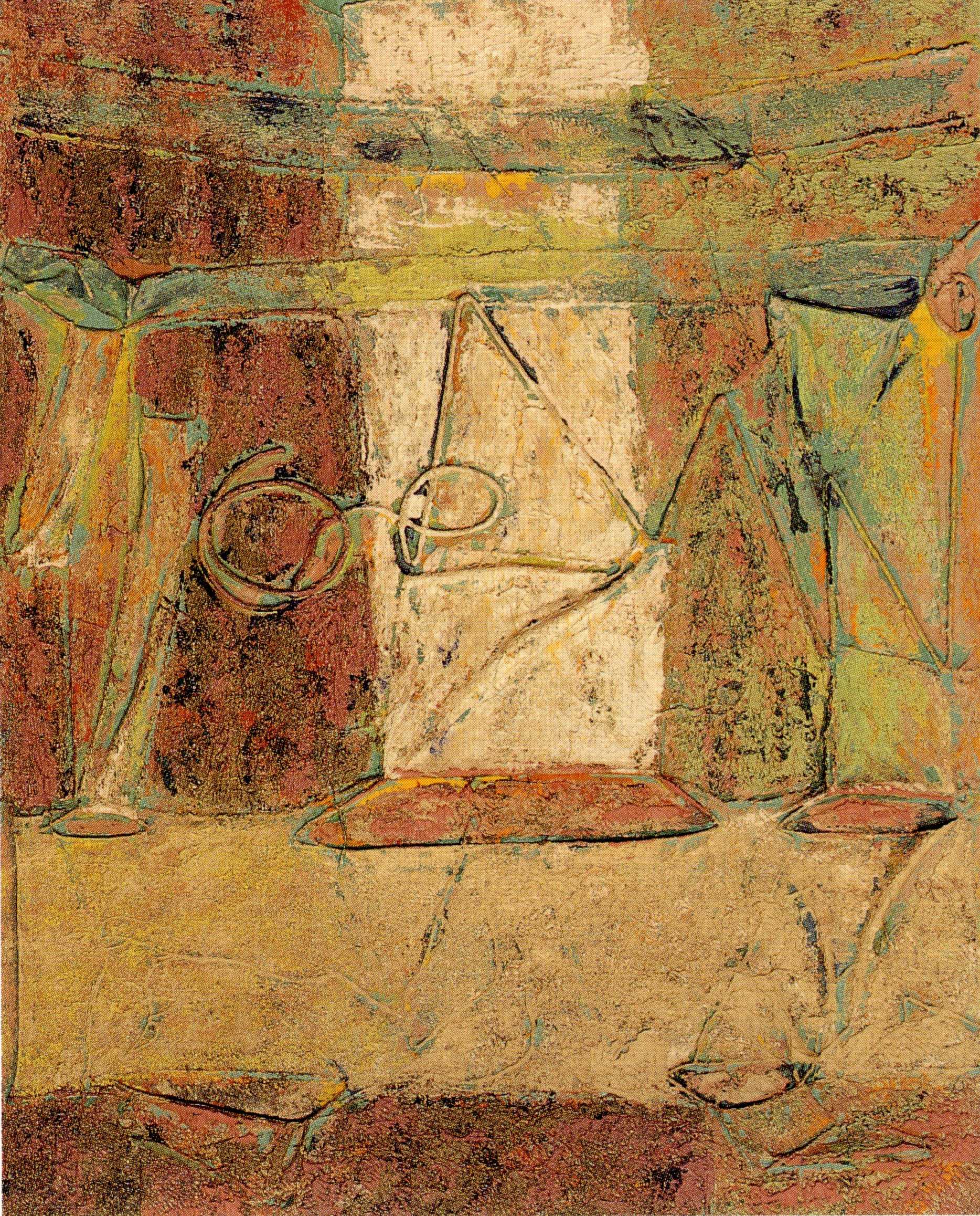 Painting by Joe Overstreet, Inner Chambers, 1991