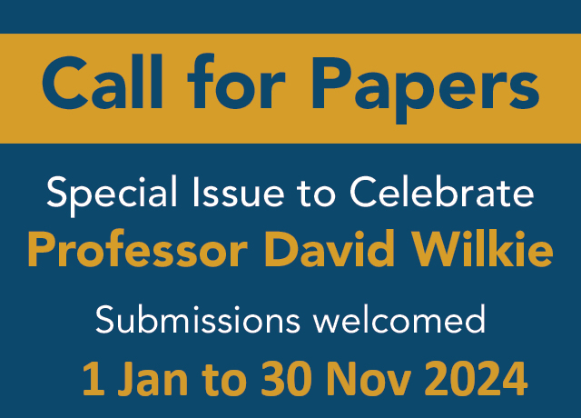 Annals of Actuarial Science: Special Issue to Celebrate the 90th Birthday of Professor David Wilkie