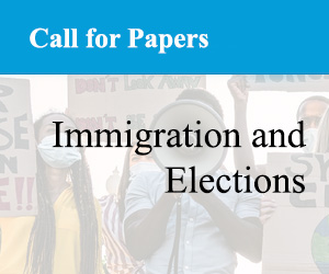 PS Special Issue on Immigration and Elections CFP banner