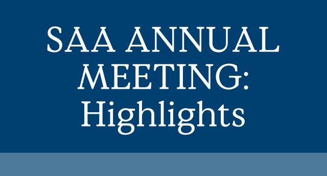 SAA Annual Meeting 